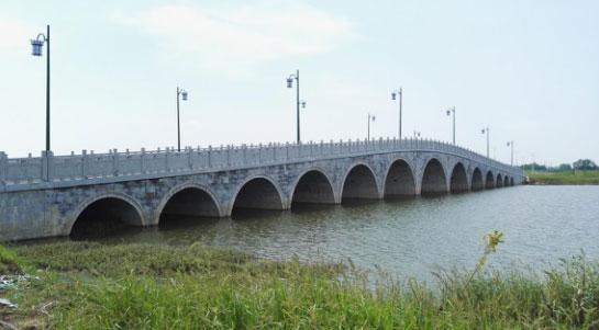 Kuitan Lake ecological management project around the lake road in Nanling County