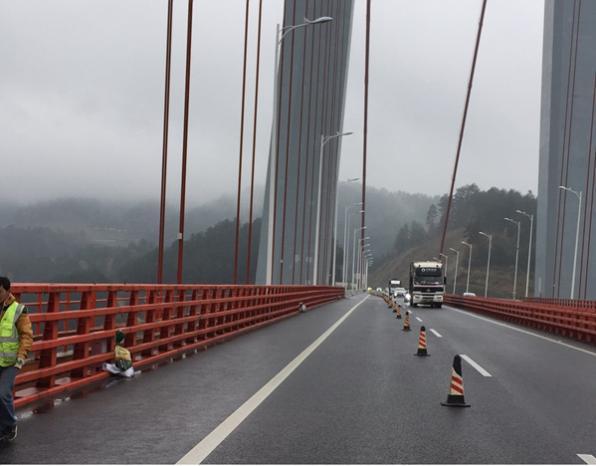 Guiweng Expressway maintenance in Guizhou